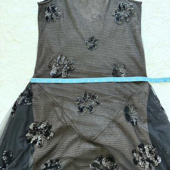 Women evening maxi dress with sequins size 8 US - Picture 12 of 12